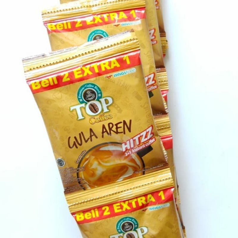 

kopi bubuk Top gula aren 1 renteng/ 15 pcs