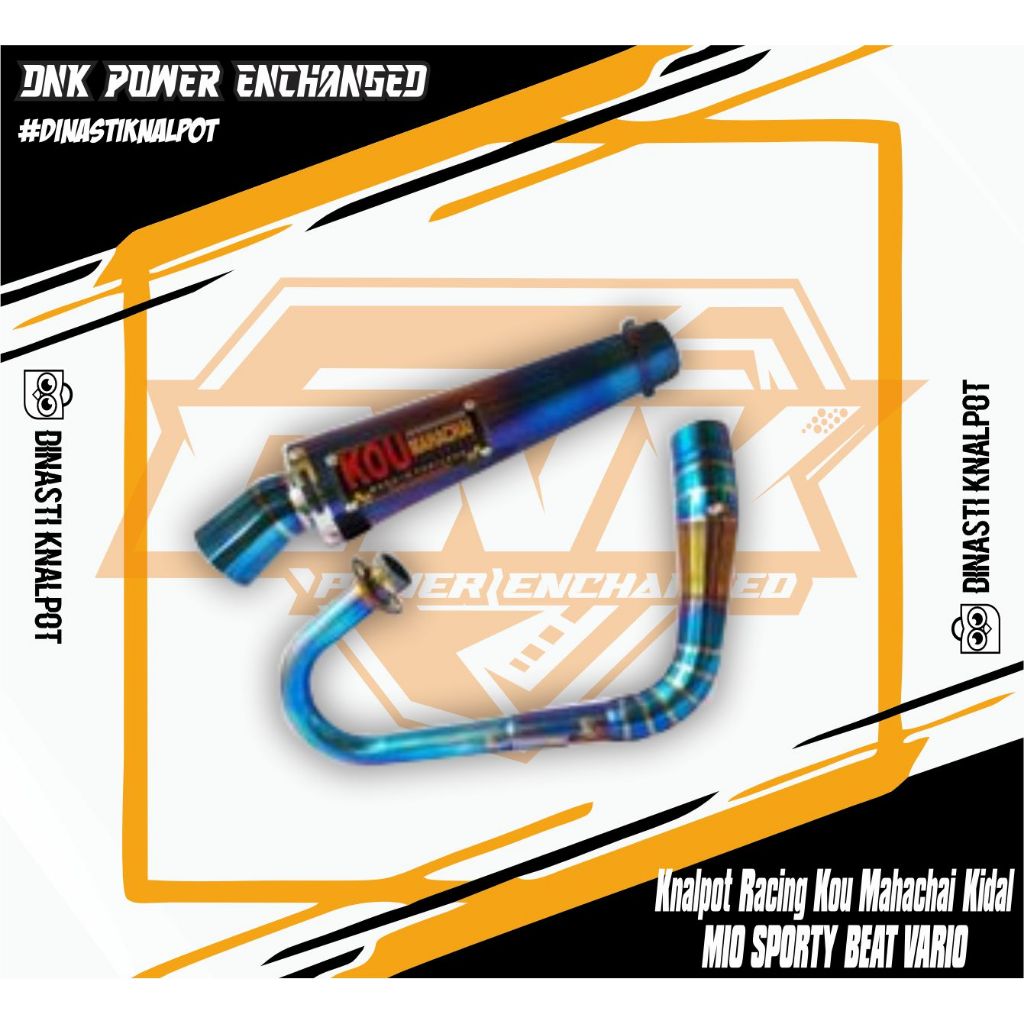 Knalpot Racing Kou Mahachai Kidal MIO SPORTY BEAT VARIO