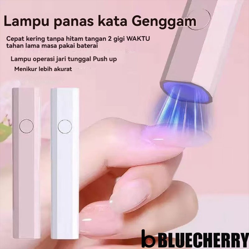 [COD❗❗] Lampu Kuku Portabel/Hexagonal UV Nail Lamp Portable/LED UV Lamp Portable/UV Nail Art/Mini UV
