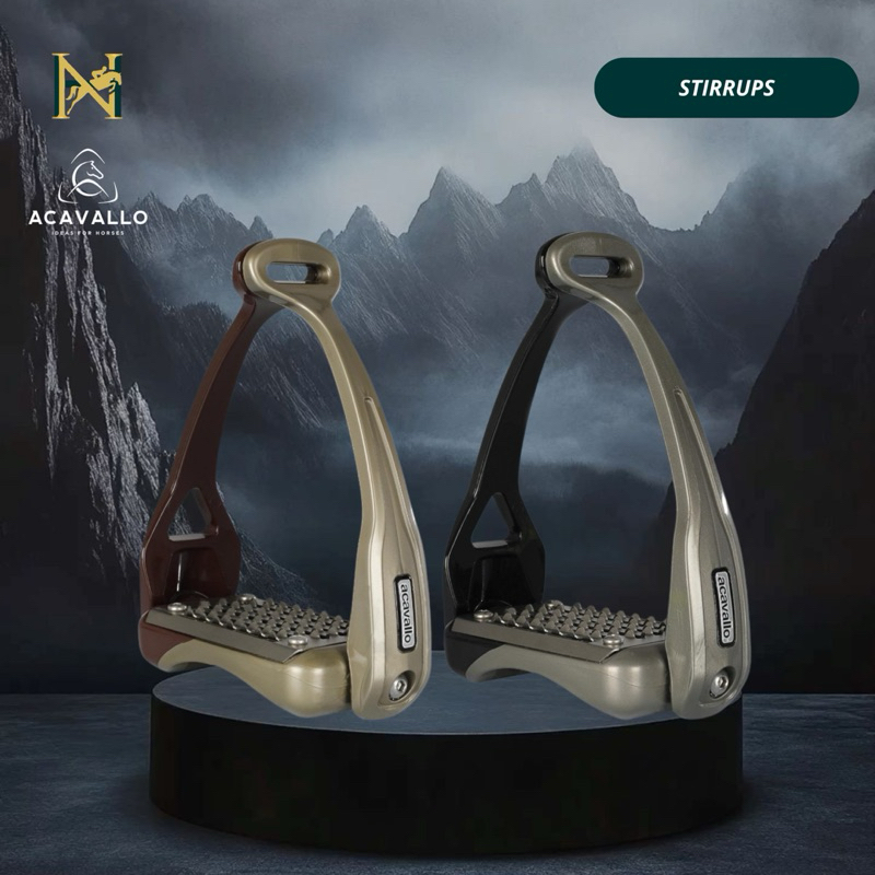 Noble Hoof | Sedia Acavallo Opera stirrups in polymer and steel pijakan kaki berkuda stirrup olahrag