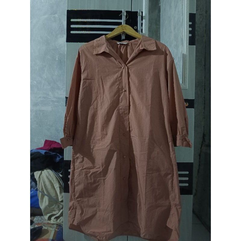PRELOVED TUNIK KATUN POPLIN