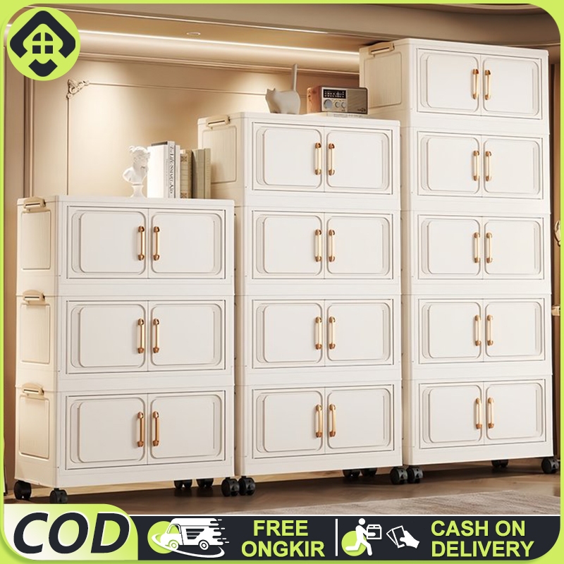 {PENGIRIMAN 24 JAM} Loker Berkapasitas Besar/Kecil Lemari Plastik Lemari Lemari Penyimpanan