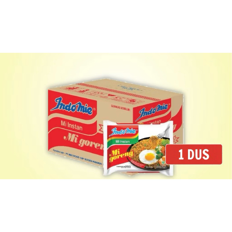 

TERMURAH SIAP KIRIM Indomie Goreng 1Dus (85grx40pcs)