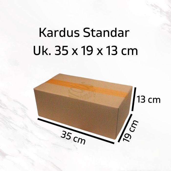 

Kardus Box Karton Kotak Dus Packing Medium Polos Uk. 35x19x13 BFlute Tebal 3 mm untuk Sembako Hampers Parcel