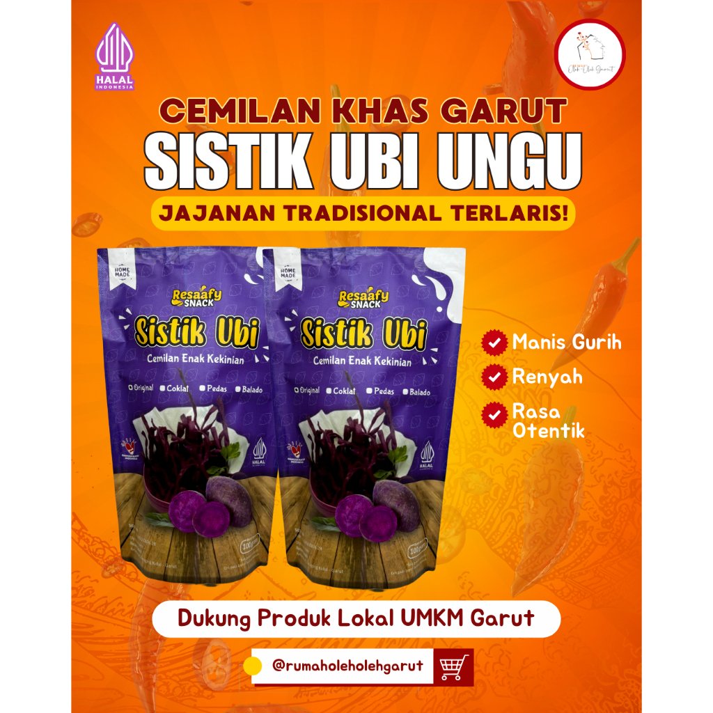 

Sistik Ubi Ungu Renyah / Cheesestick Ubi Ungu Kekinian / Camilan Sehat / Sistik Keju Ubi Ungu