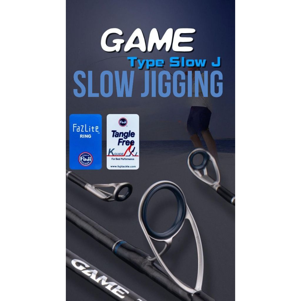[RESTOCK] [READYY] Joran Slow Jigging LureKiller Game Type J Slow Jigging S662, Cincin Full Fuji, Re