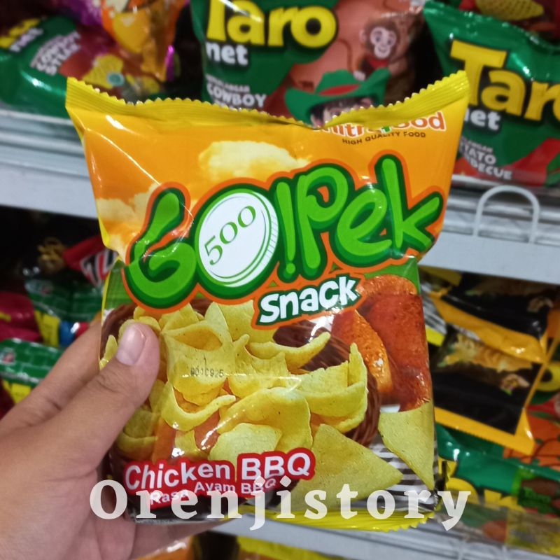 

go!pek snack 1 dus isi 40 x 23gr gopek