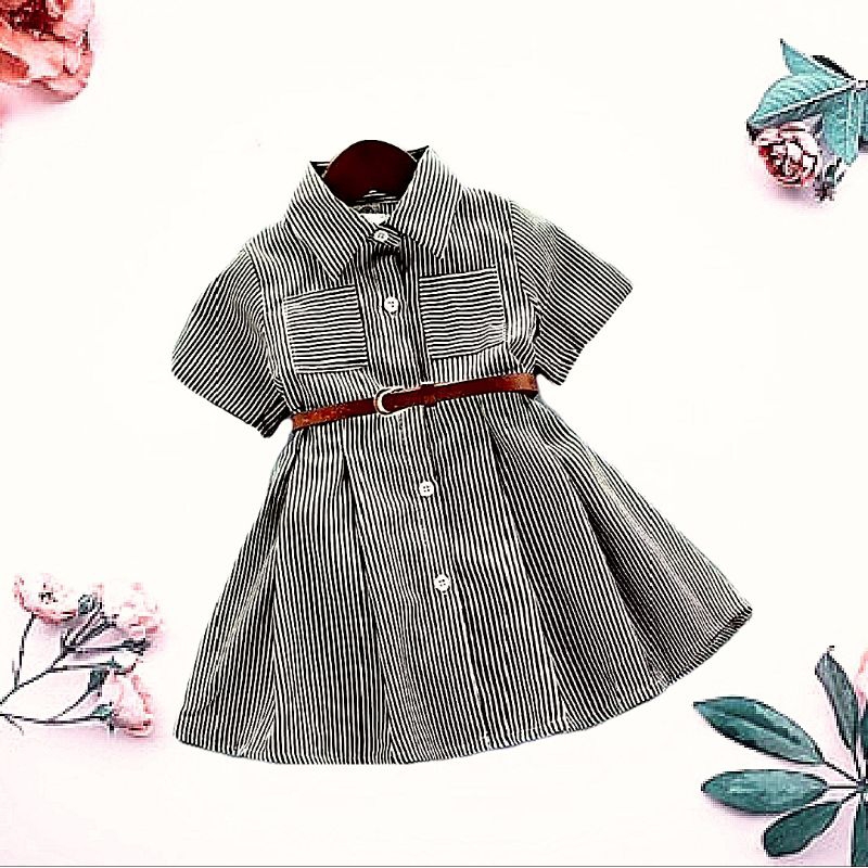 RB DRES ANAK PEREMPUAN OUTFIT KOREA USIA 1-8 TAHUN BAJU KEMEJA ANAK PEREMPUAN