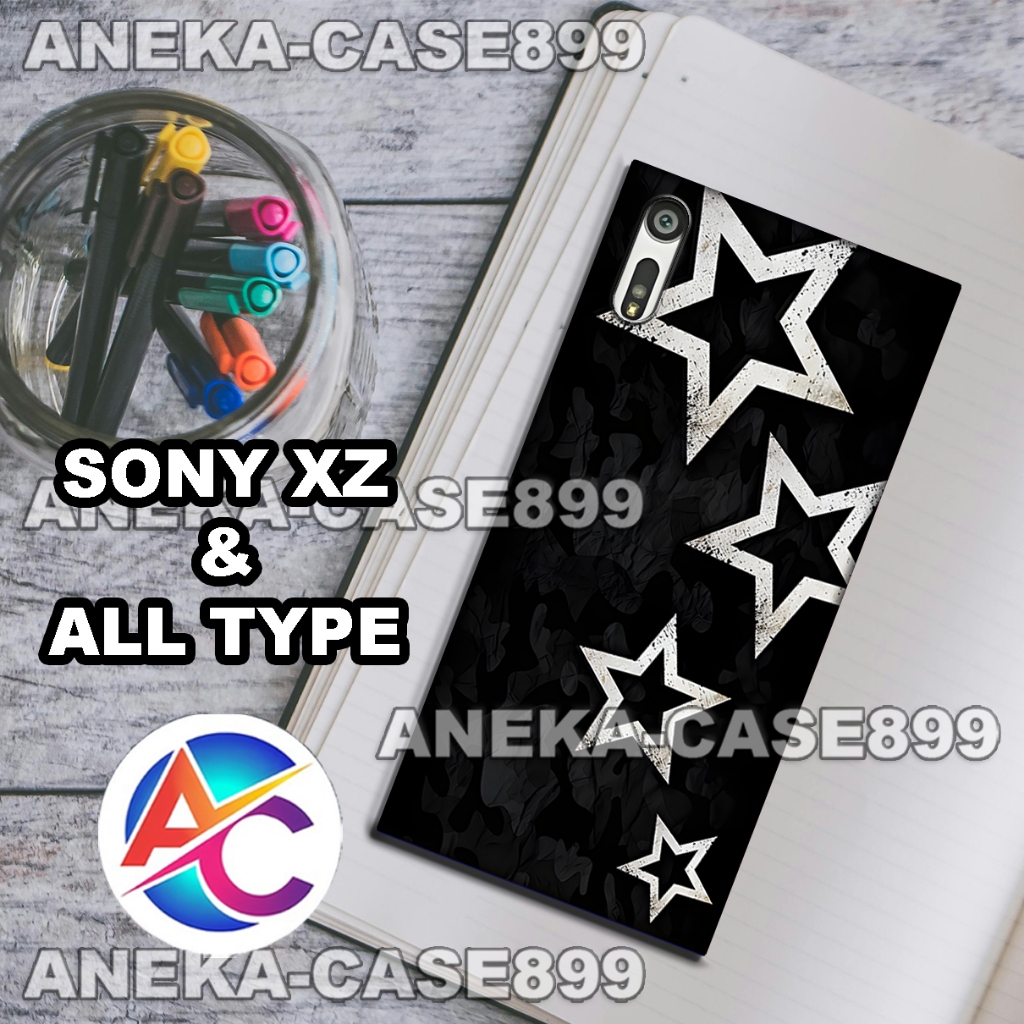 AC48/SOFTCASE SONY XPERIA XZ / XZ1 - XZ3  MOTIF BINTANG/SOFCASE /SOFT CASE/SILICON/SILIKON/CASE PELI