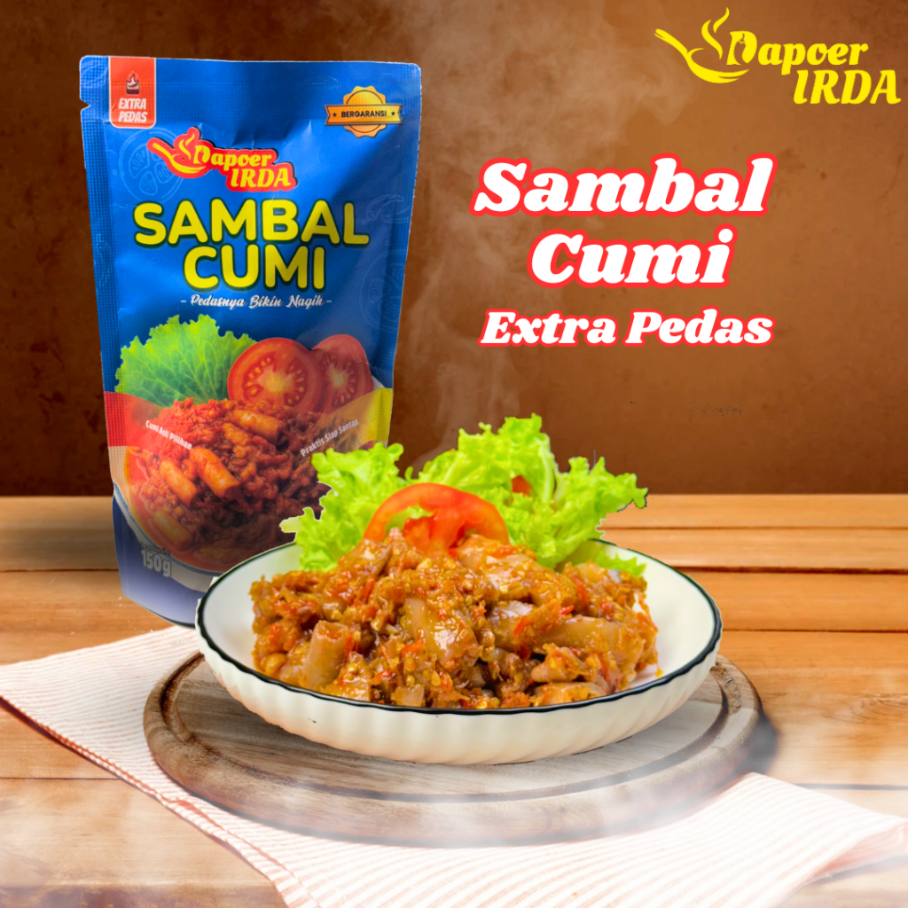 

Dapoer Irda Sambal Cumi Extra Pedas 150 Gram