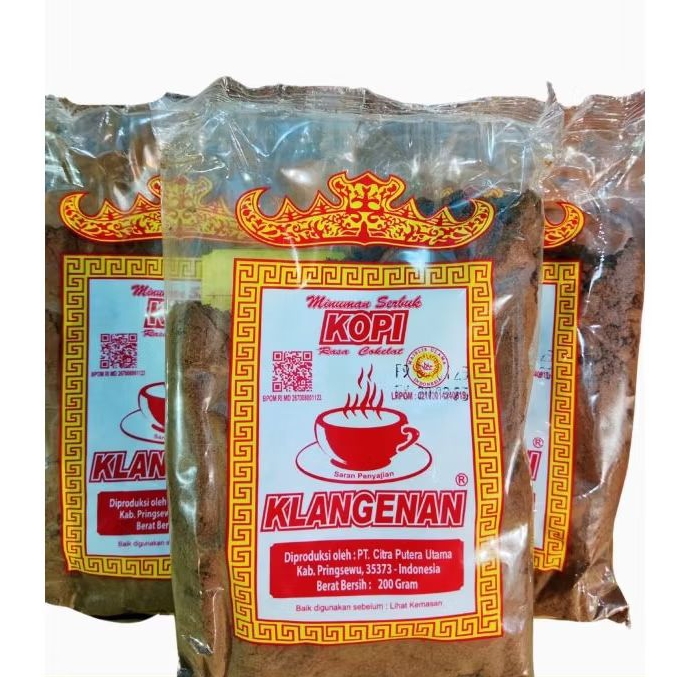 

kopi bubuk Klangenan pringsewu (Lampung) kemasan baru 200g.