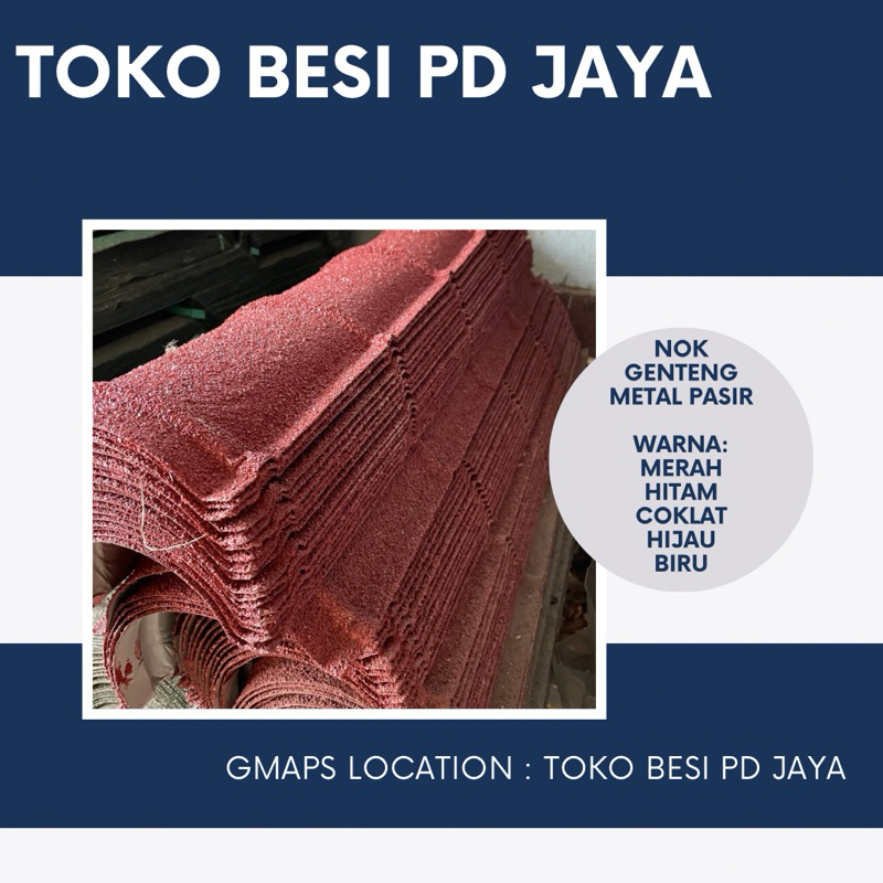 NOK GENTENG METAL PASIR