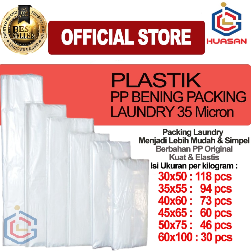 Plastik Laundry PREMIUM / Plastik PP Laundry / Plastik Laundry Kiloan / Plastik Loundry