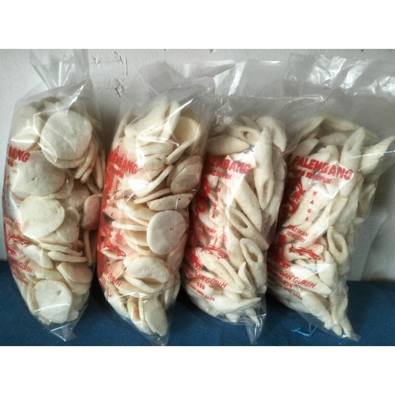 

KEMPLANG PALEMBANG (1KG) kemplang tipis 2,kerupuk buncis super 2 asli ikan tenggiri super