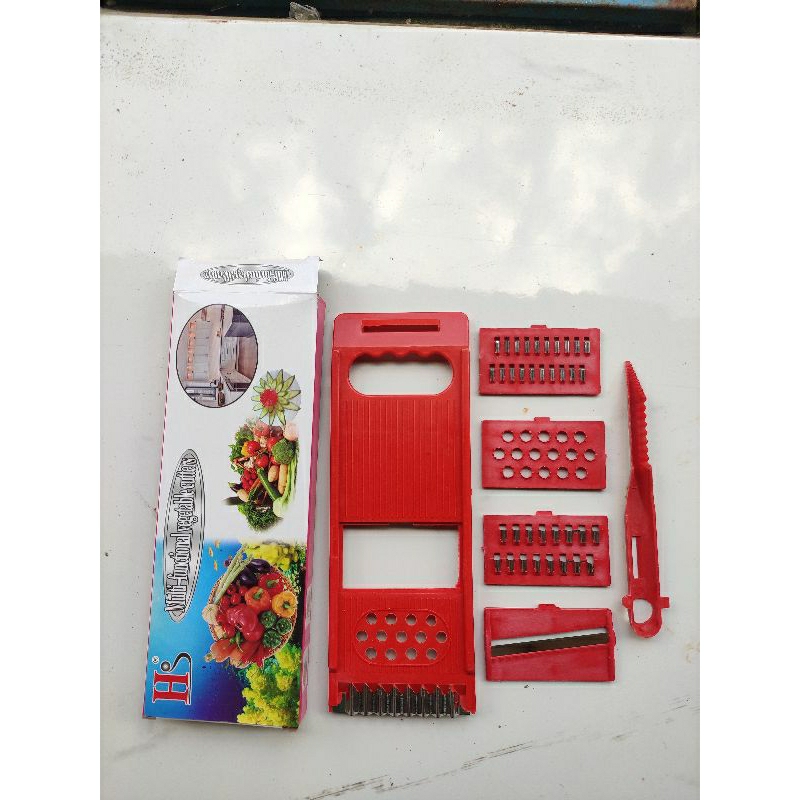 Parutan multifungsi 8in1/ parutan serbaguna orange