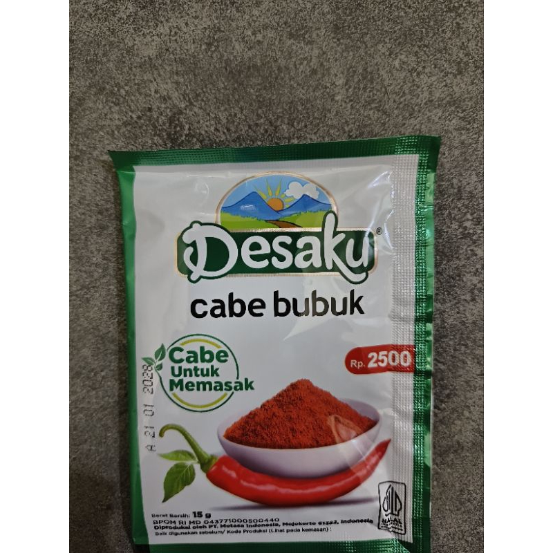 

Desaku Cabe Bubuk Kemasan 1 Sachet