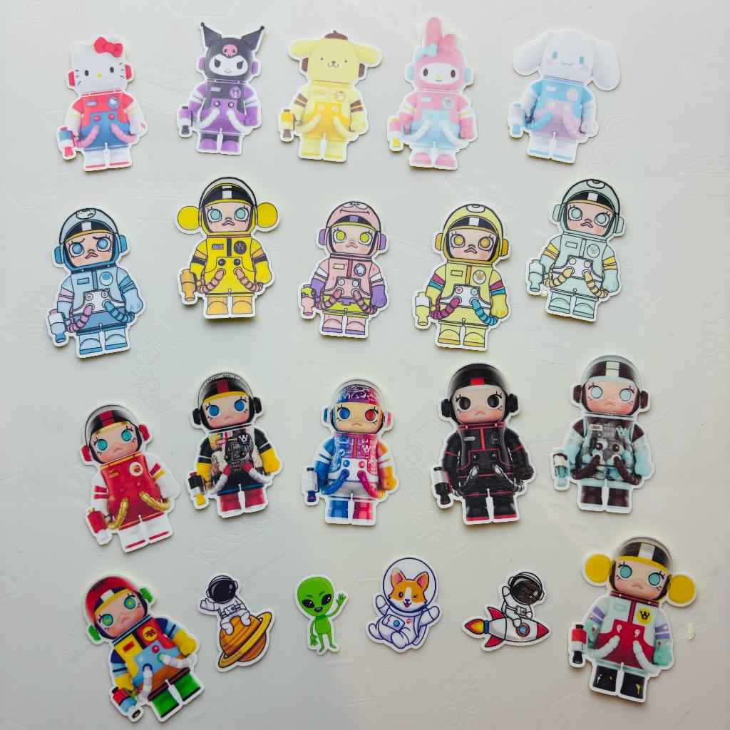 

Sticker Molly Popmart 21 pcs Sudah di laminasi dan digunting Tinggal Tempel