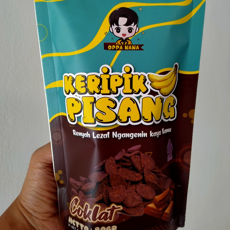 

Oppanana Keripik Pisang Coklat Susu 80 gram