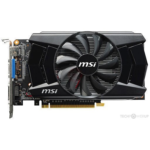 VGA gtx750ti msi gtx 750ti OC 2gb ddr5 hitam No Pin Power