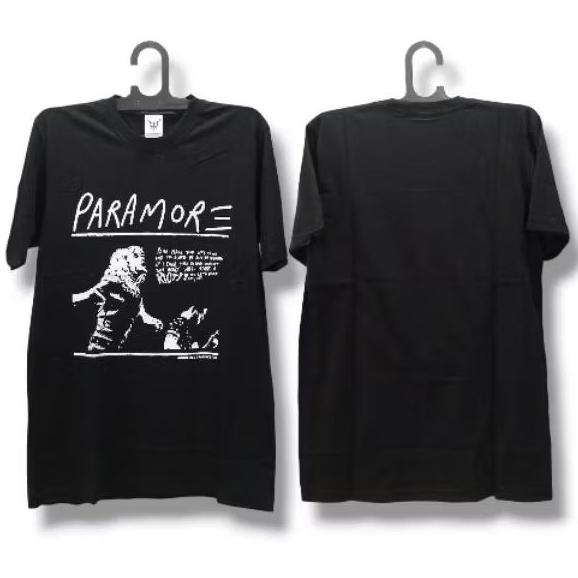 kaos PARAMORE |built up 24s tanpa jahitan samping