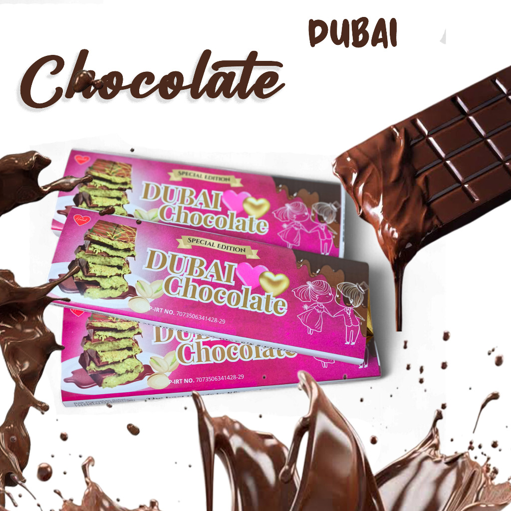 

Coklat Dubai With Kunafa And Pistachio 100gram