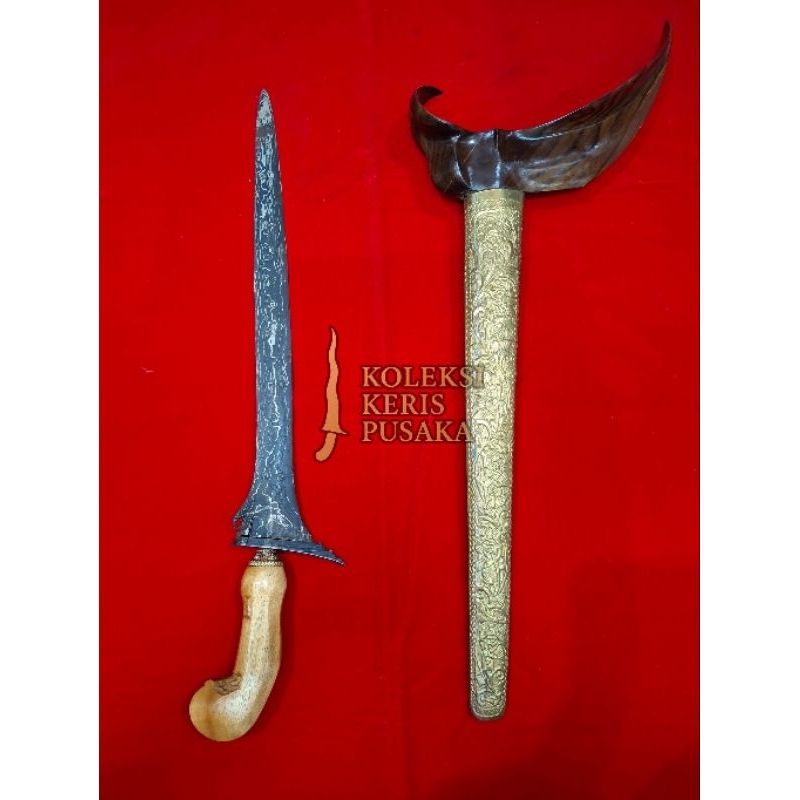 Keris Lurus Pamor Udan Mas