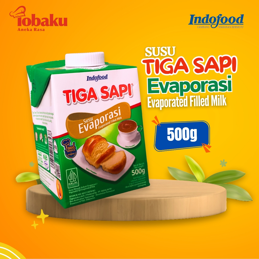 

Susu Evaporasi Cap TIGA SAPI - Evaporated Filled Milk 500g _