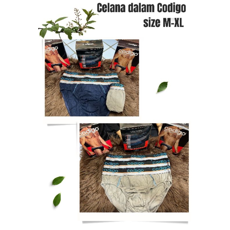 CODIGO CELANA DALAM PRIA SIZE M-XL 100%ORIGINAL