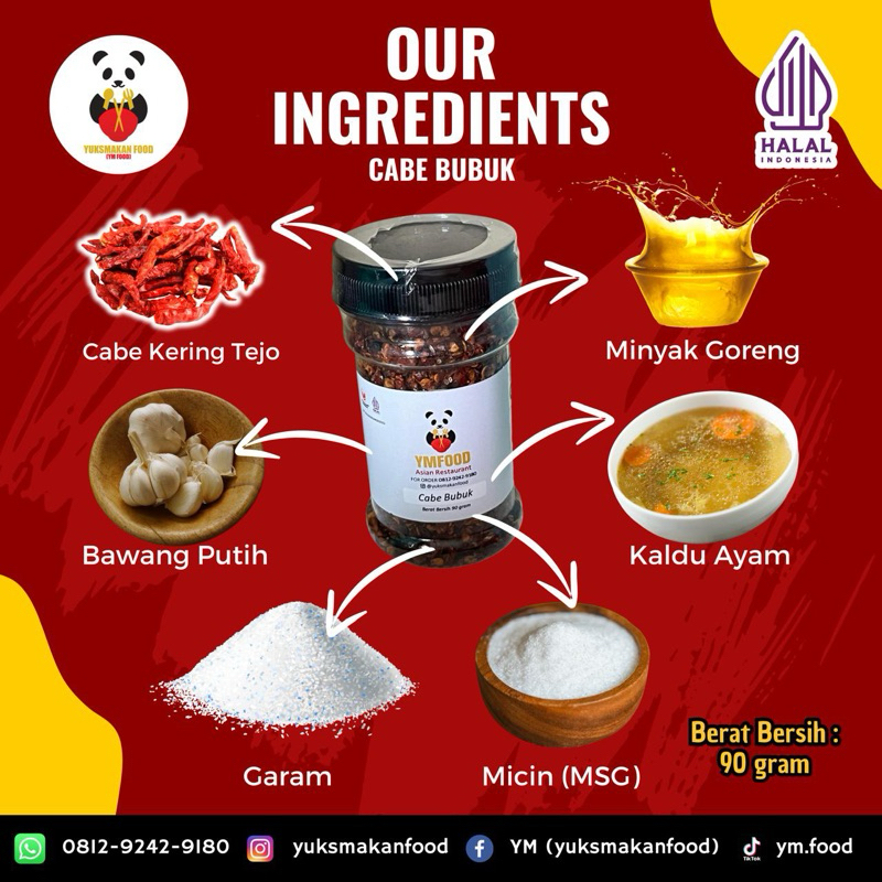 

•CABAI BUBUK YM FOOD
