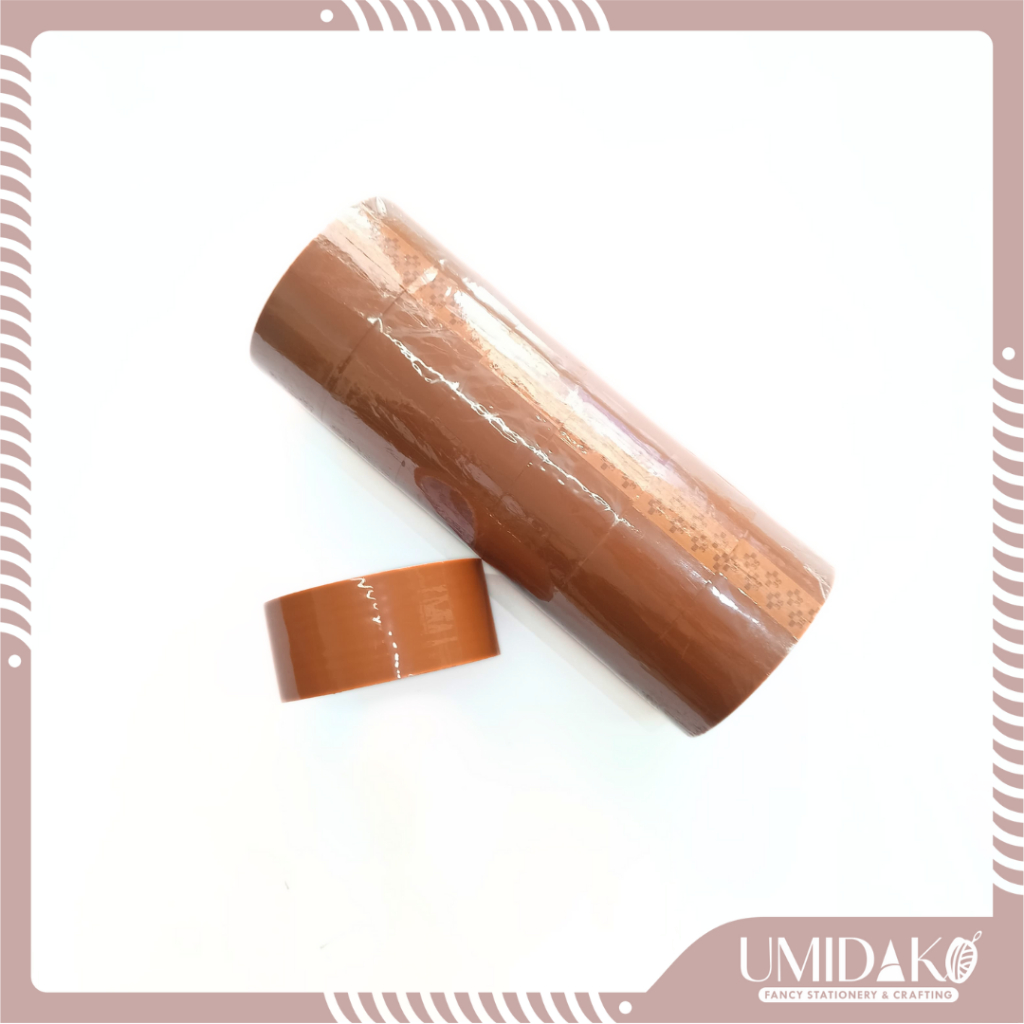 

[UMIDAKO] OPP/LAKBAN COKLAT YOUPACK 45X90MM