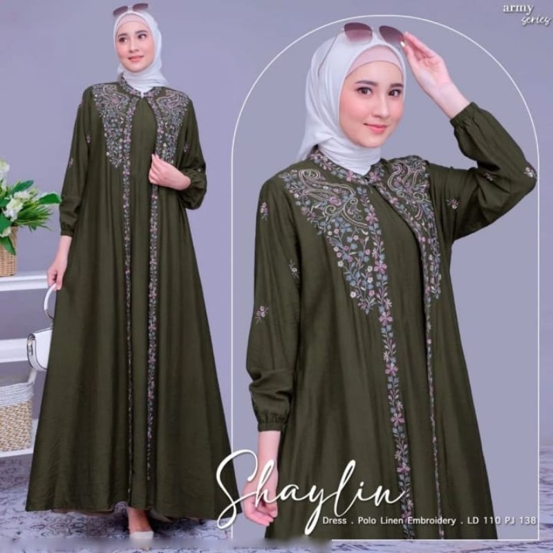 MAXI DRESS CERUTI BORDIR