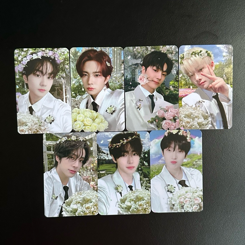 enhypen fanmade photocard wedding version unofficial enha en en- pc fan made nikah garden foto kpop 