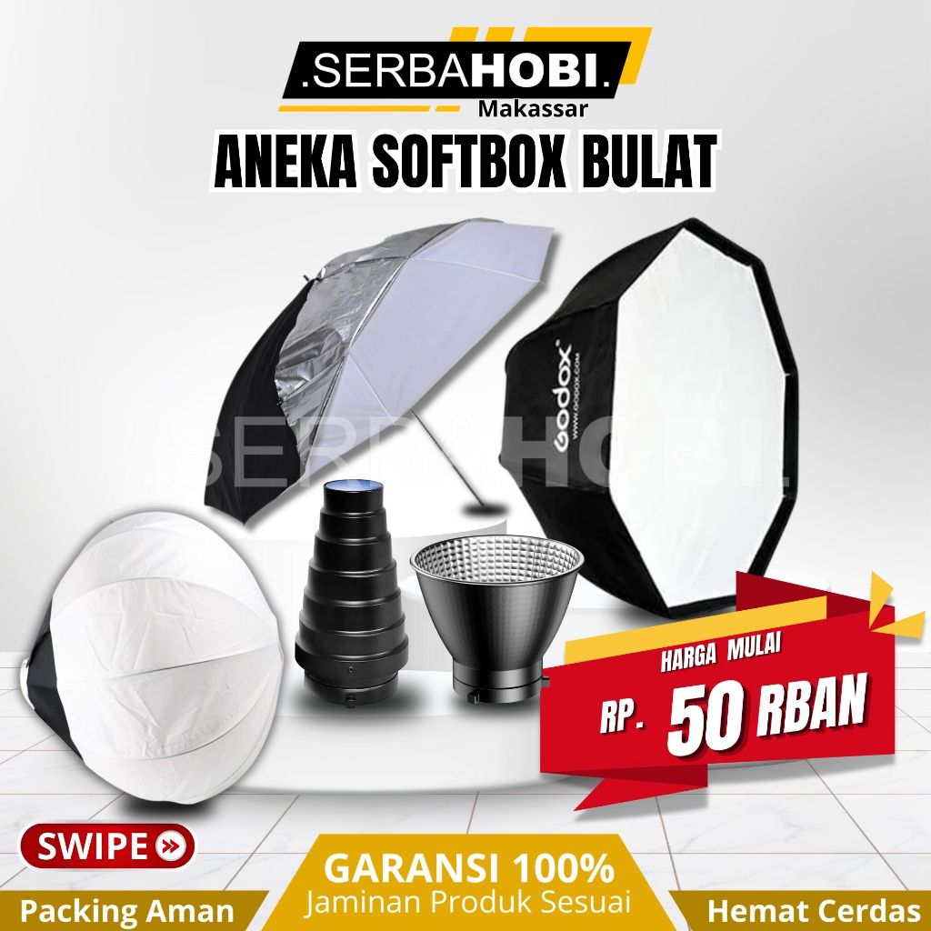 Softbox Bulat Lighting Studio/ Godox / triopo / takara