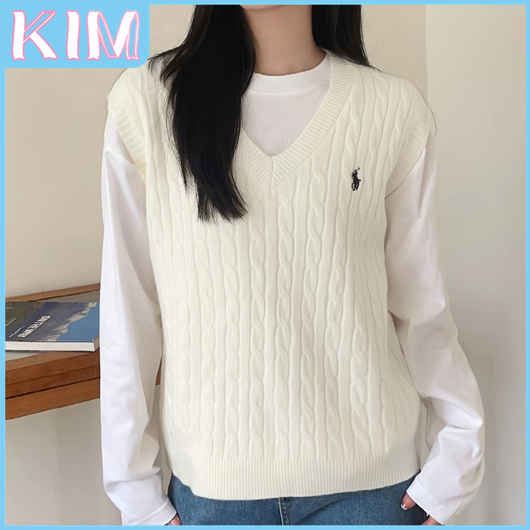 KIM Vest Knit Import Grosir 72 knit import premium Rompi Rajut Wanita Korean Style Big Size Atasan R