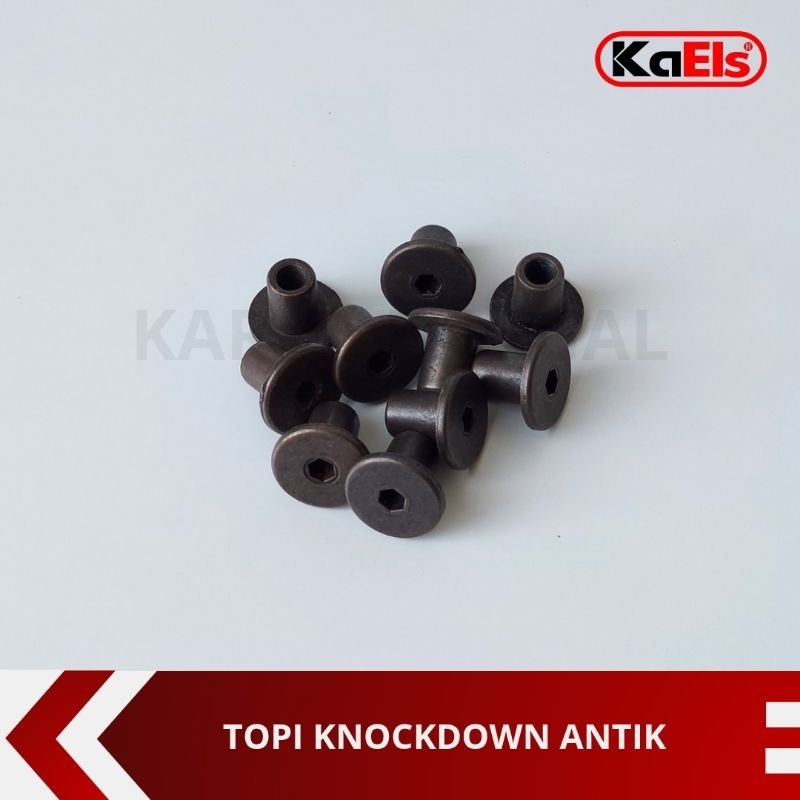 Mur Topi Baut Knockdown 6mm / Topi Knockdown Mur Topi Antik / Mur Baut Knockdown