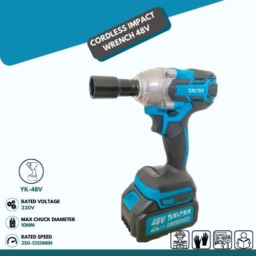BELTER 48VF Mesin Bor Impact Cordless Impact Wrench cordless mesin impact tekiro inpek pembuka baut