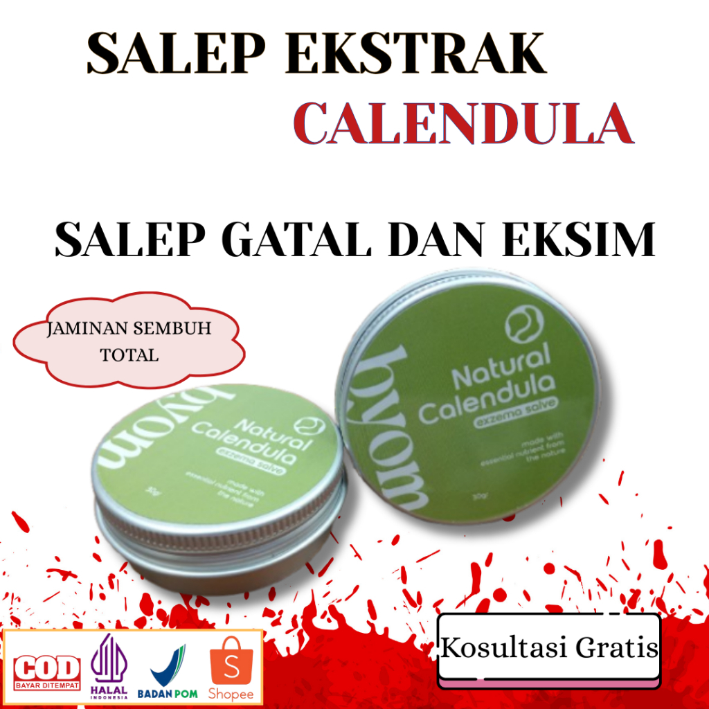 [BYOM] Salep Obat Gatal Ampuh, Eksim Jamur Selangkangan Psoriasis Skabies- BPOM HALAL