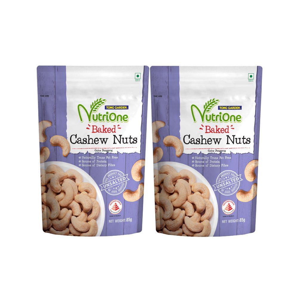 

Bundle 2 NutriOne Baked Cashew Nuts Unsalted 85g