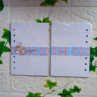 Refill Kertas Sticker Book Buku Stiker 144TD Ukuran A6 6 Hole isi 25 Sheets Lembar
