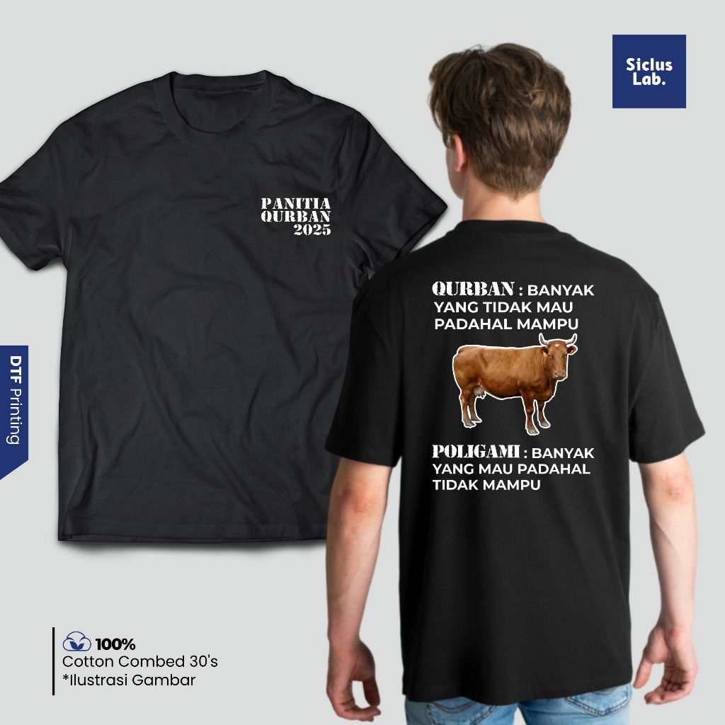 SICLUS LAB - Kaos Tshirt Qurban Poligami