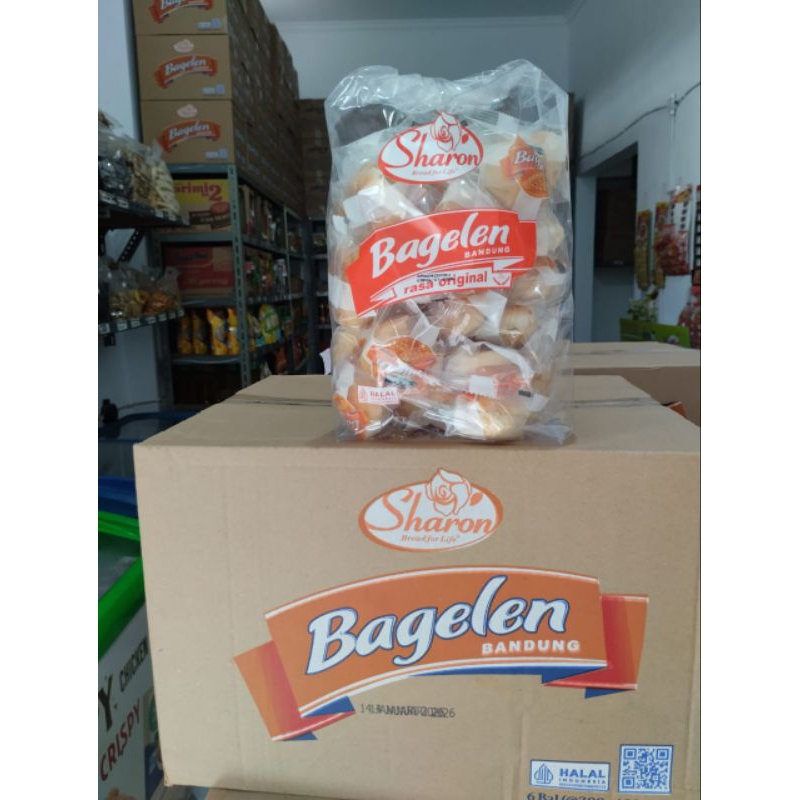 

Sharon bagelan bandung rasa original kartonan isi 6 pack/pack isi 30pcs