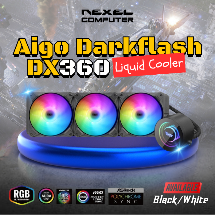 Cooler Liquid PC - Aigo Darkflash DX360 V2