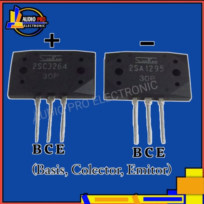 TRANSISTOR SANKEN A1295 & C3264 SUPER MEGA