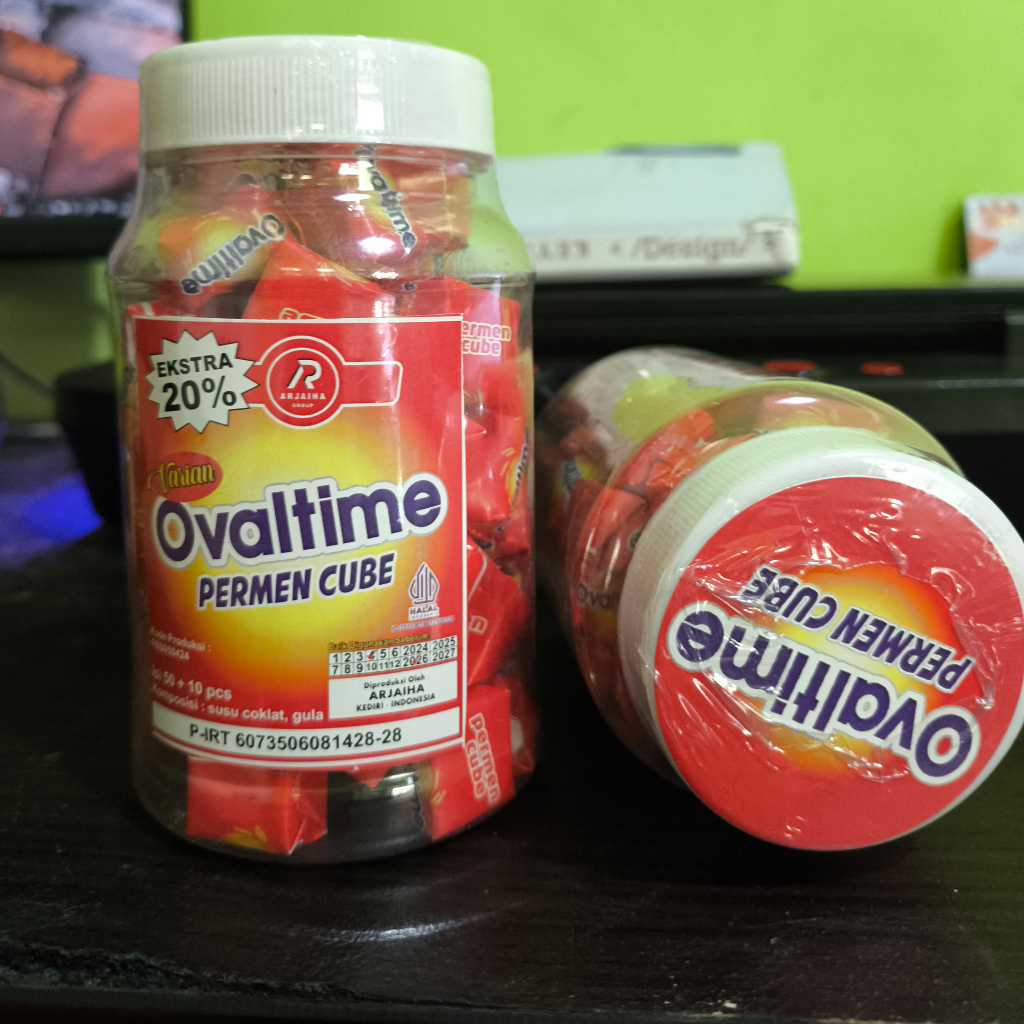 

Permen Coklat Ovaltime Cube Candy isi 60pcs