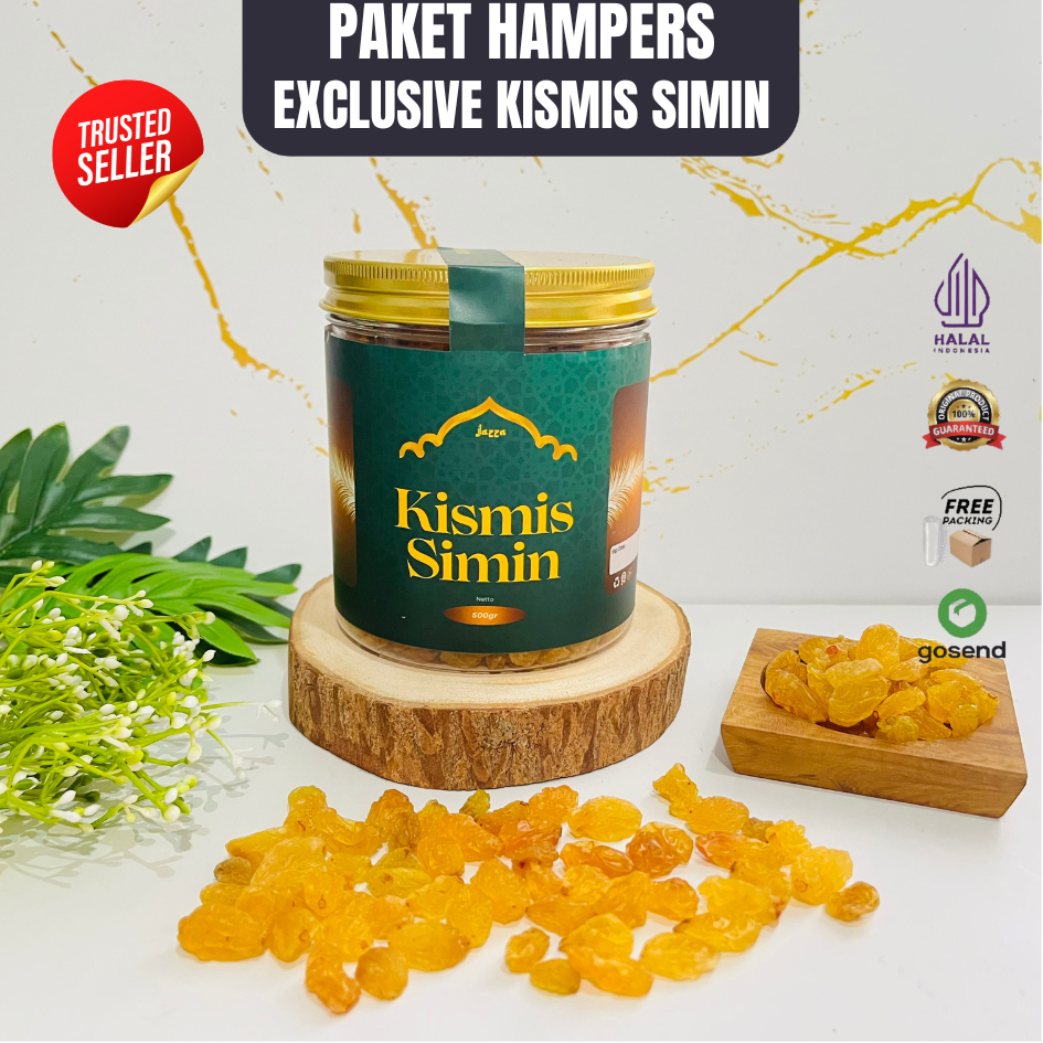 

Paket Hampers Toples Tabung Premium Original 100% Khas Arab Kismis Golden Oleh-Oleh Haji dan Umroh