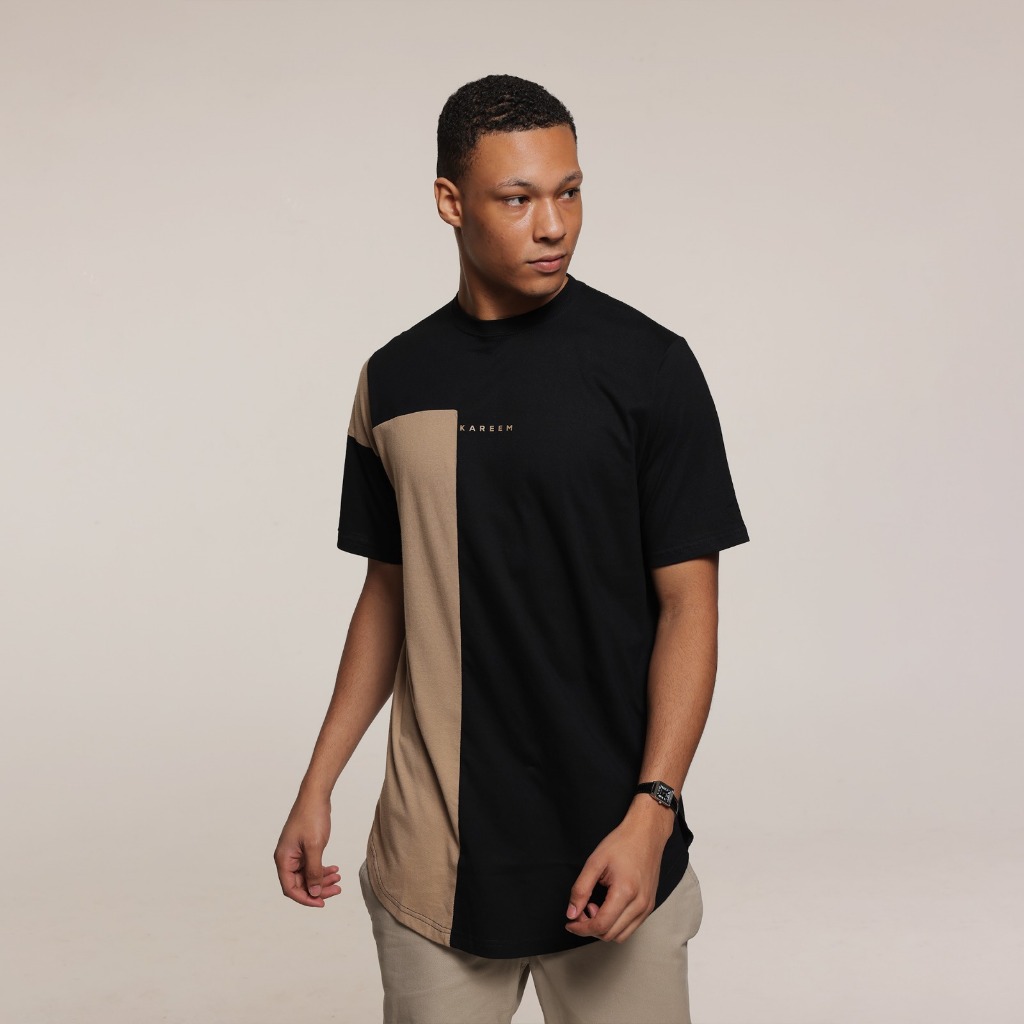 KAREEM SSK DOP BLACK Kaos Kurta Pria