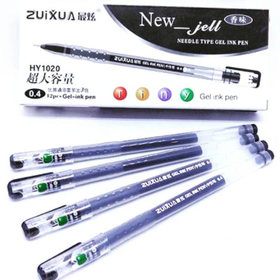

Pulpen New Jell Zuixua HITAM -12PCS