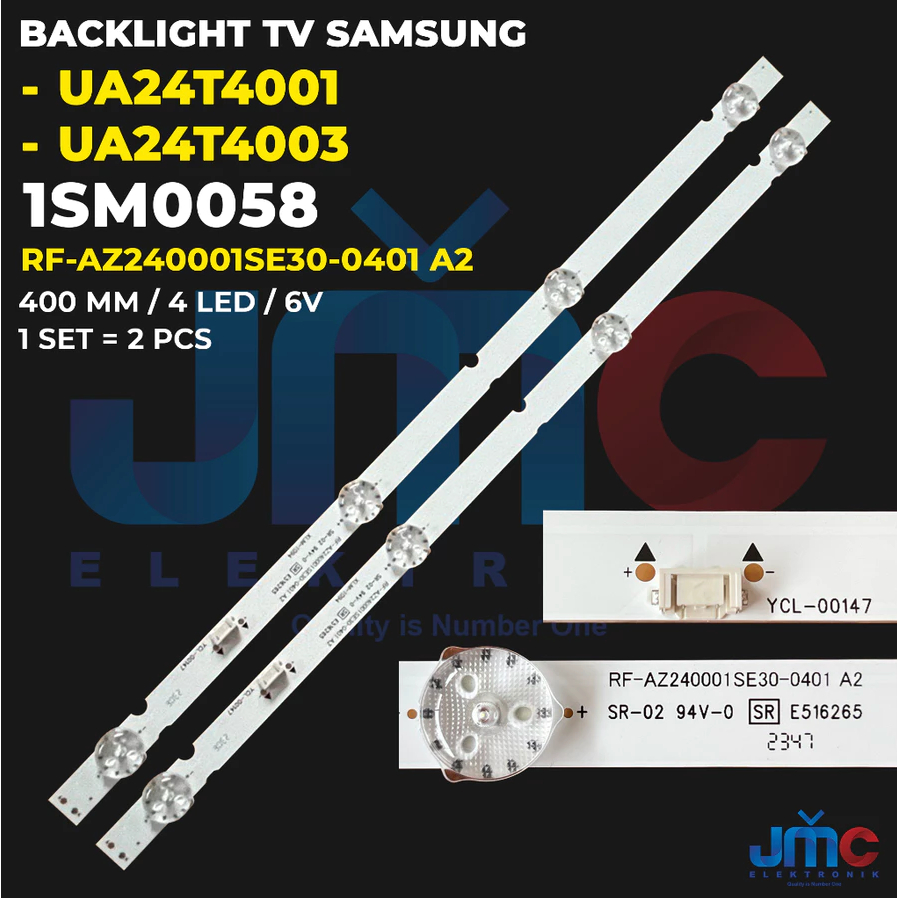 BACKLIGHT TV LED SAMSUNG 24 INCH 24T4001 24T4003 UA24T4001 UA24T4003 UA24T4001AK UA24T4003AK
