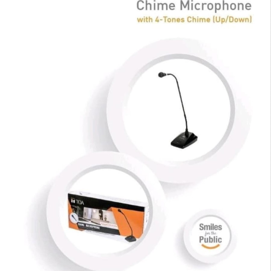 xlr TOA ZM380C AS Chime Microphone Mic Meja TOA ZM380C AS