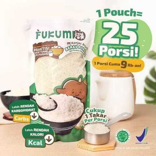 

FUKUMI Beras Porang Box Sachet - Shirataki/Konjac Rice